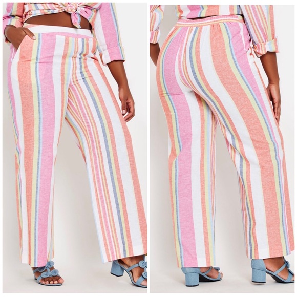 *HP* 🎉Multi-Stripped 2 Piece Co-Ordinate.🌷💕 - Picture 3 of 6